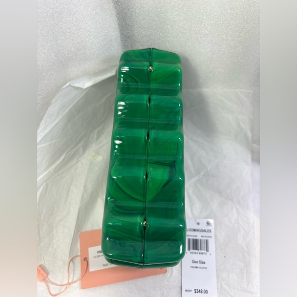 Cult Gaia Paloma Clutch. Malachite/Gold. - Picture 11 of 17